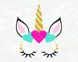Unicorn Vector SVG Unicorn Clipart Unicorn eye unicorn iron on decal ...