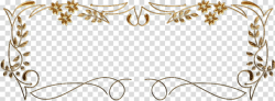 Facebook border, brown floral frame transparent background PNG ...
