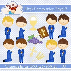 First Communion Boys Clipart Https://www.facebook.com/niniscraps ...