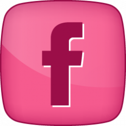 Pink Facebook Hover Icon, PNG ClipArt Image | IconBug.com