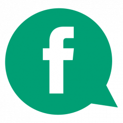 Facebook bubble icon - Transparent PNG & SVG vector