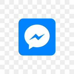 Facebook Messenger Social Media Icon Design Template Vector ...