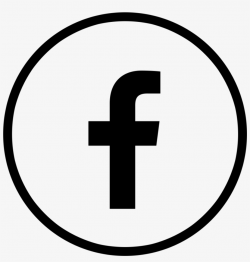 Facebook Logo Circle Black Transparent - Logo Fb Vector ...