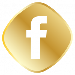 Golden Facebook Icon, Royal, Golden, Icon Set PNG and Vector ...