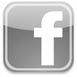 Gray facebook icon - Free gray social icons