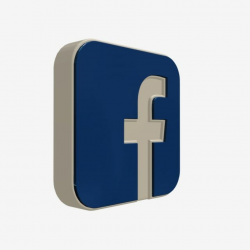 3d Facebook Icon, 3d, Facebook, Icon PNG Transparent Clipart ...