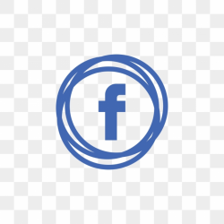 Facebook Social Media Icon Design Template Vector, Round ...