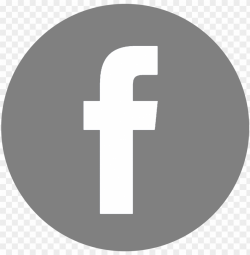facebook icon png - facebook icon vector gray PNG image with ...