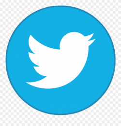 Facebook Twitter - Twitter Round Logo Png Transparent ...