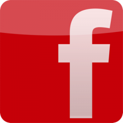 Red facebook Logos