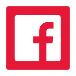 Red facebook Logos