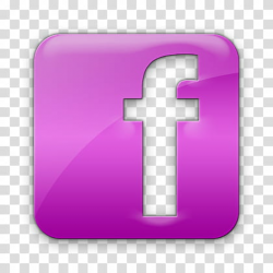 Facebook , pink Facebook logo transparent background PNG ...