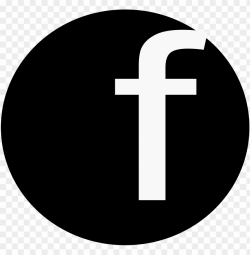 facebook logo black round PNG image with transparent ...