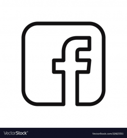 F letter icon facebook logo