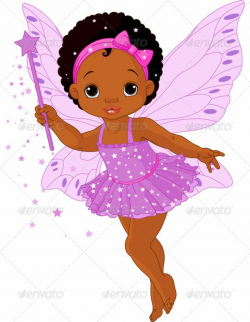 Afro Cartoon Girl | , african-american, angel, ballerina, beautiful ...