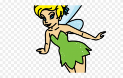 Fairy Tale Clipart Easy - Tinkerbell Cartoon - Png Download (#615116 ...