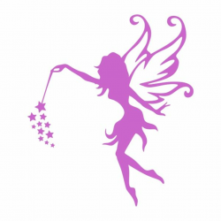 Flying Fairy Cuttable Design | Vinyl | Fairy silhouette, Fairy ...