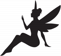 Fairy Silhouette PNG Clip Art Image | Gallery Yopriceville - High ...