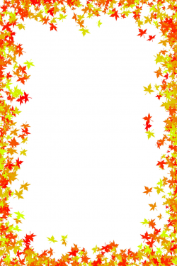 Fall clipart border 8 » Clipart Station