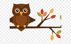 Autumn Clipart Owl - Brown-owl-family Large Mug - Png Download ...