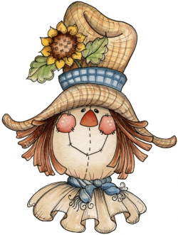 Scarecrow autumn clip art and images on clip art digi stamps - Clipartix