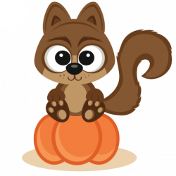 Fall Squirrel SVG scrapbook cut file cute clipart files for ...