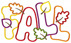 The Word Fall Clipart