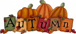 THE WORD AUTUMN CLIP ART | CLIP ART - FALL / AUTUMN - CLIPART | Fall ...