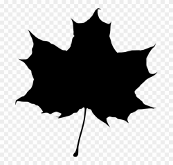 Maple Autumn Fall Leaf Nature - Leaf Silhouette Clip Art, HD ...