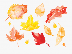 Fall Leaf Vector Png - Fall Autumn Leaves Watercolor #753959 ...