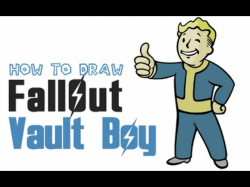 How to Draw Vault Boy From Fallout