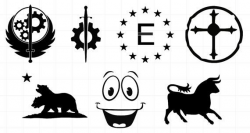 Fallout Inspired -Faction Logo- NCR, Enclave, Outcasts ...