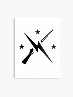 Minutemen Logo (black) - Fallout 4 | Metal Print