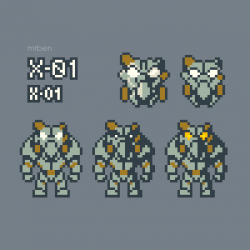 X-01 pixel art at Fallout 4 Nexus - Mods and community