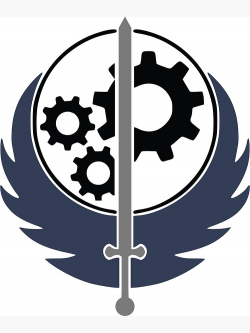 Fallout Brotherhood of Steel Logo Vector | Photographic Print