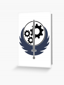 Fallout Brotherhood of Steel Logo Vector | Greeting Card