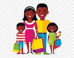 Family Services - African American Animated Family Clipart (#3923619 ...