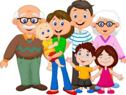 Stock Vector | very cute | Family clipart, Family picture cartoon ...