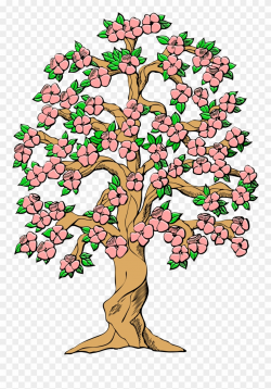 Tree Flowering Dogwood Flowering Plant Branch - Colorful Family Tree ...