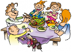 Family Dinner Table Panda Free Images clipart free image