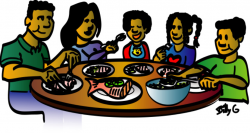 Family dinner clipart free images 2 clipartix - Cliparting.com