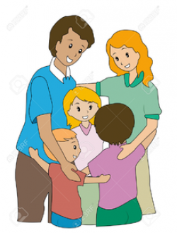 Hugging Family Clipart | Free Images at Clker.com - vector clip art ...