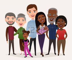 Collection of free Blacks clipart multicultural family. Download on ...