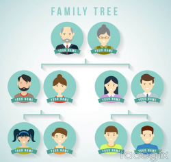 Simple Family Tree Clipart Printable Design Creative - Clipart1001 ...