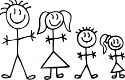 Stick Family Clipart | Free download best Stick Family Clipart on ...