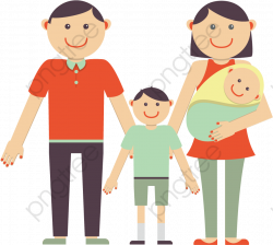 Vector Happy Family, Family Vector, Family Clipart, Vector PNG and ...