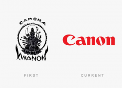 20 famous logos then and now