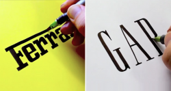 Watch This Calligrapher Draw Famous Logos With Remarkable ...