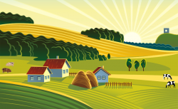 Farm field clipart background - Clip Art Library