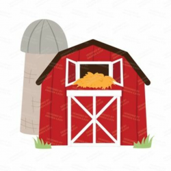 Premium Farm Animals Clip Art & Vectors - Farm Animals Clipart, Barn ...